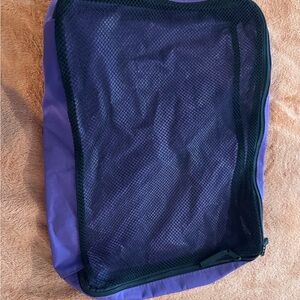 Purple Mesh Travel Organizer
